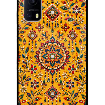 Sunlit Aura iQOO Z3 5G Glass Case