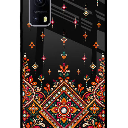 Noir Mehfil iQOO Z3 5G Glass Case