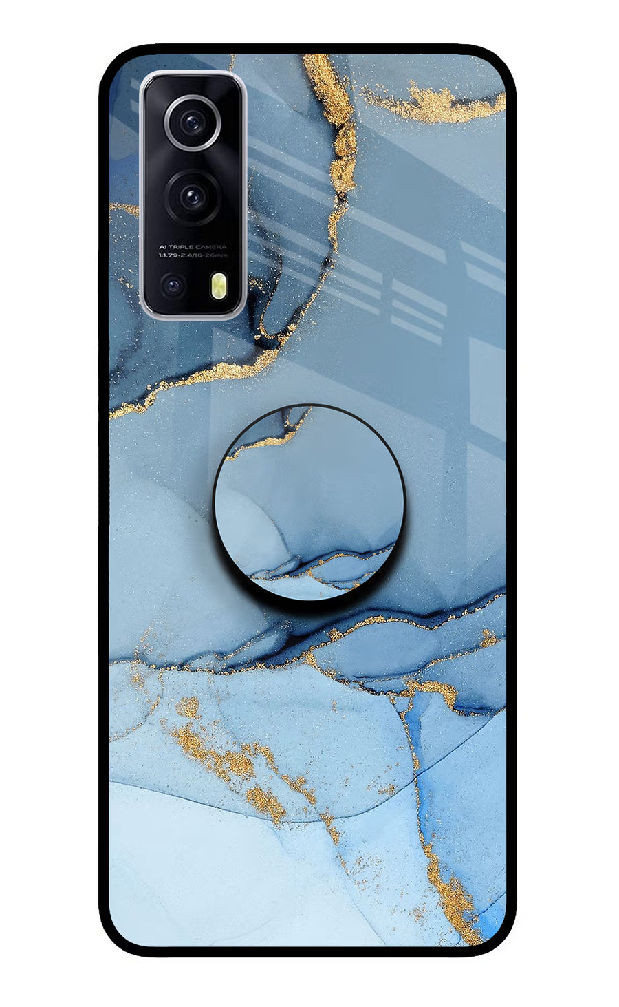 Blue Marble iQOO Z3 5G Pop Case, Glass case