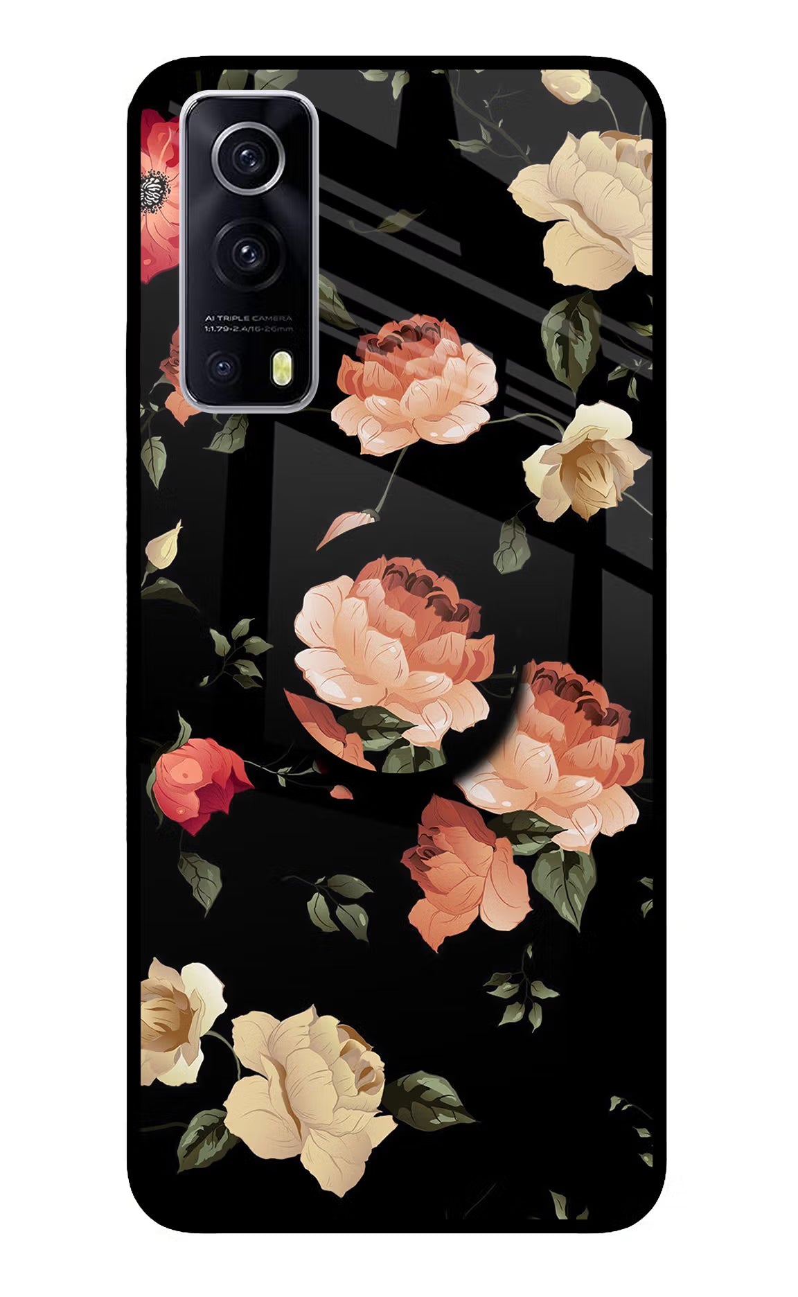 Flowers iQOO Z3 5G Pop Case by Casekaro