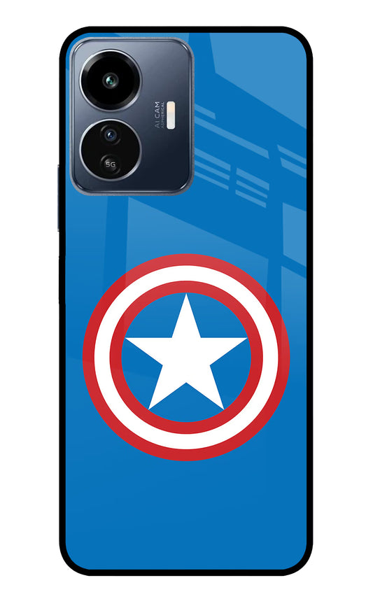 Captain America Logo IQOO Z6 Lite 5G Glass Case