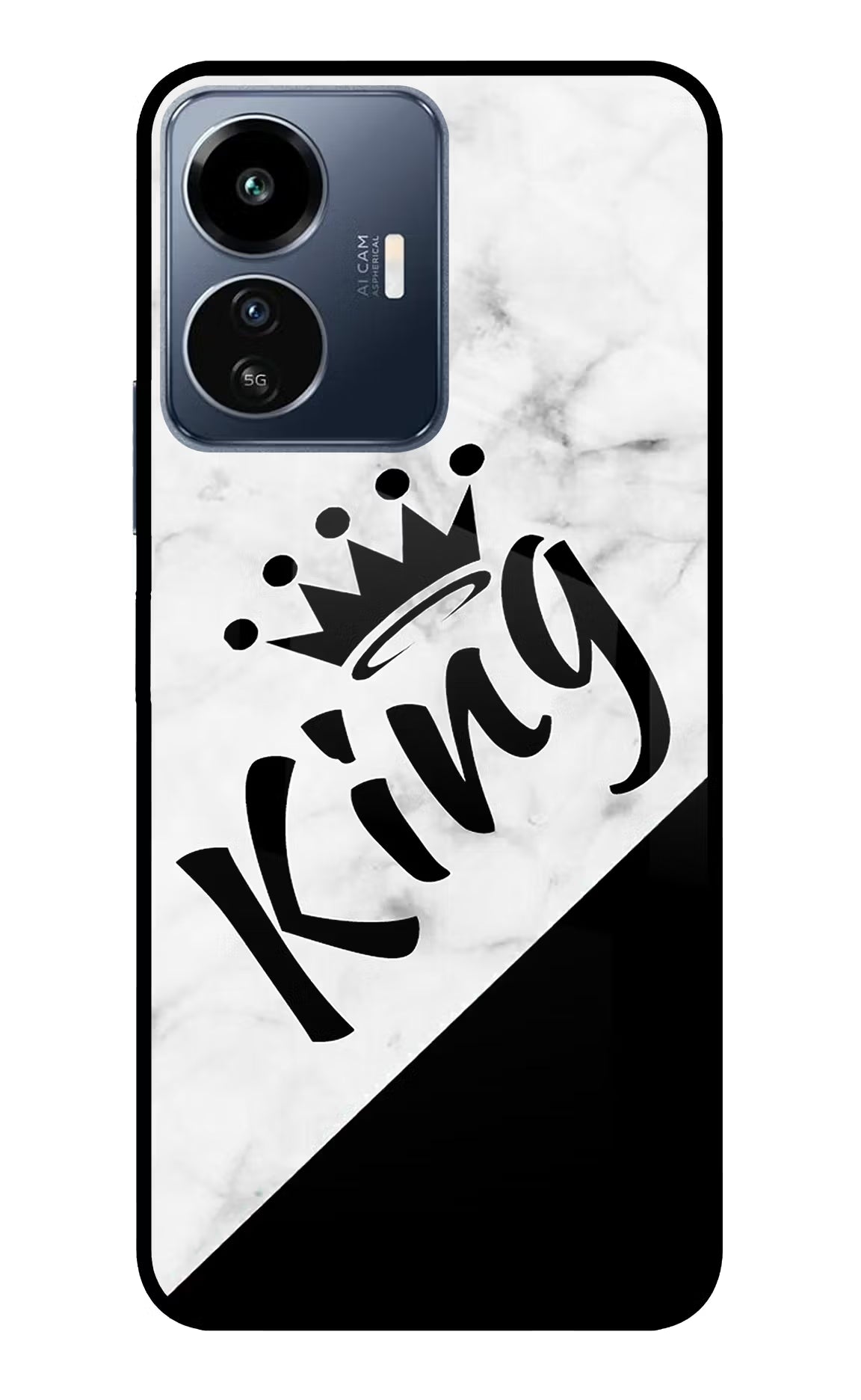 King IQOO Z6 Lite 5G Glass Case