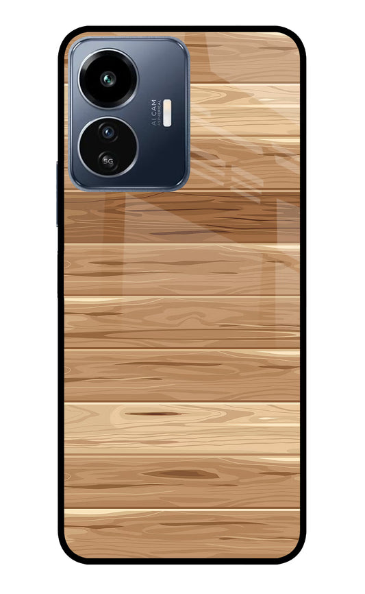 Wooden Vector IQOO Z6 Lite 5G Glass Case