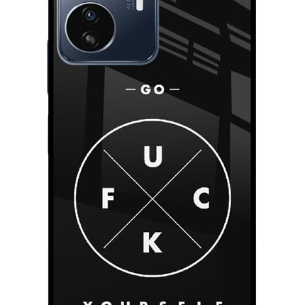 Go Fuck Yourself IQOO Z6 Lite 5G Glass Case