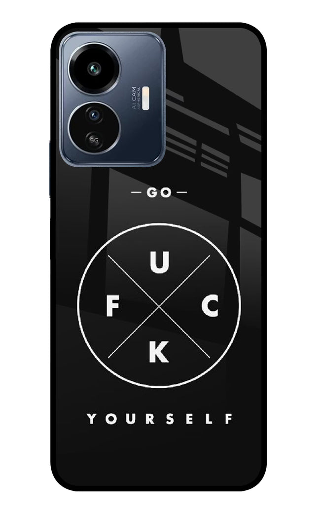 Go Fuck Yourself IQOO Z6 Lite 5G Glass Case