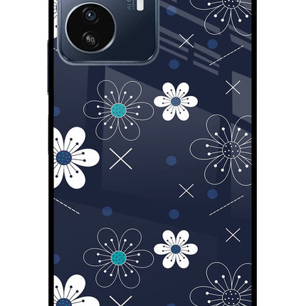 Flowers IQOO Z6 Lite 5G Glass Case