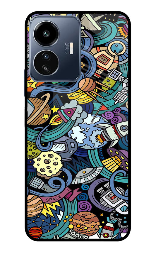 Space Abstract IQOO Z6 Lite 5G Glass Case