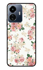 Flowers IQOO Z6 Lite 5G Glass Case
