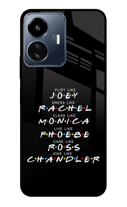 FRIENDS Character IQOO Z6 Lite 5G Glass Case