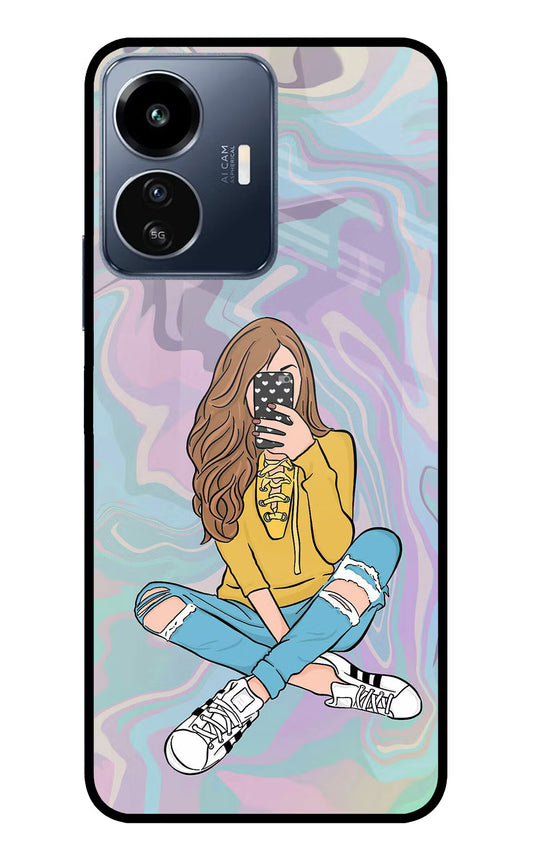 Selfie Girl IQOO Z6 Lite 5G Glass Case