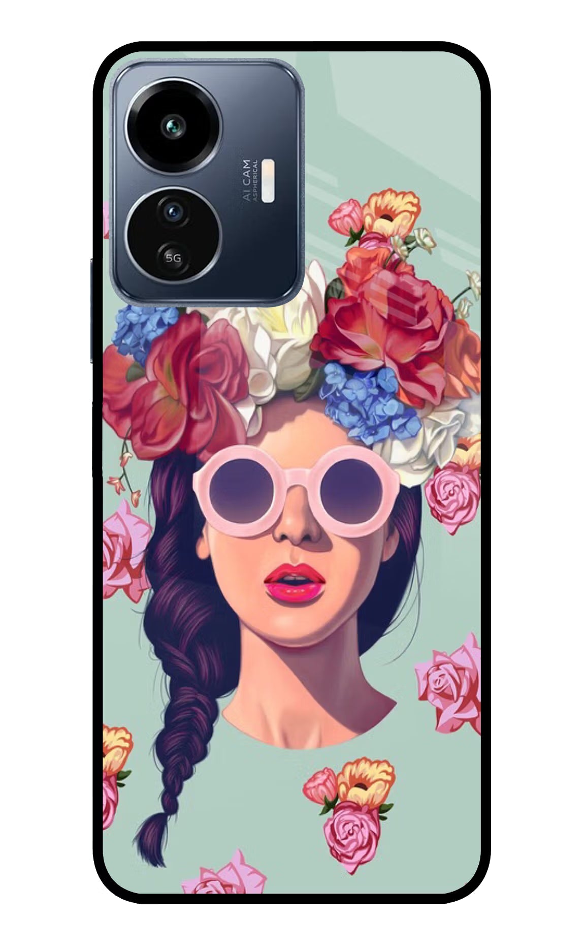 Pretty Girl IQOO Z6 Lite 5G Glass Case