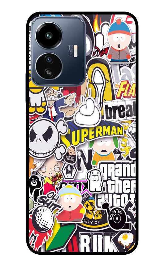 Sticker Bomb IQOO Z6 Lite 5G Glass Case