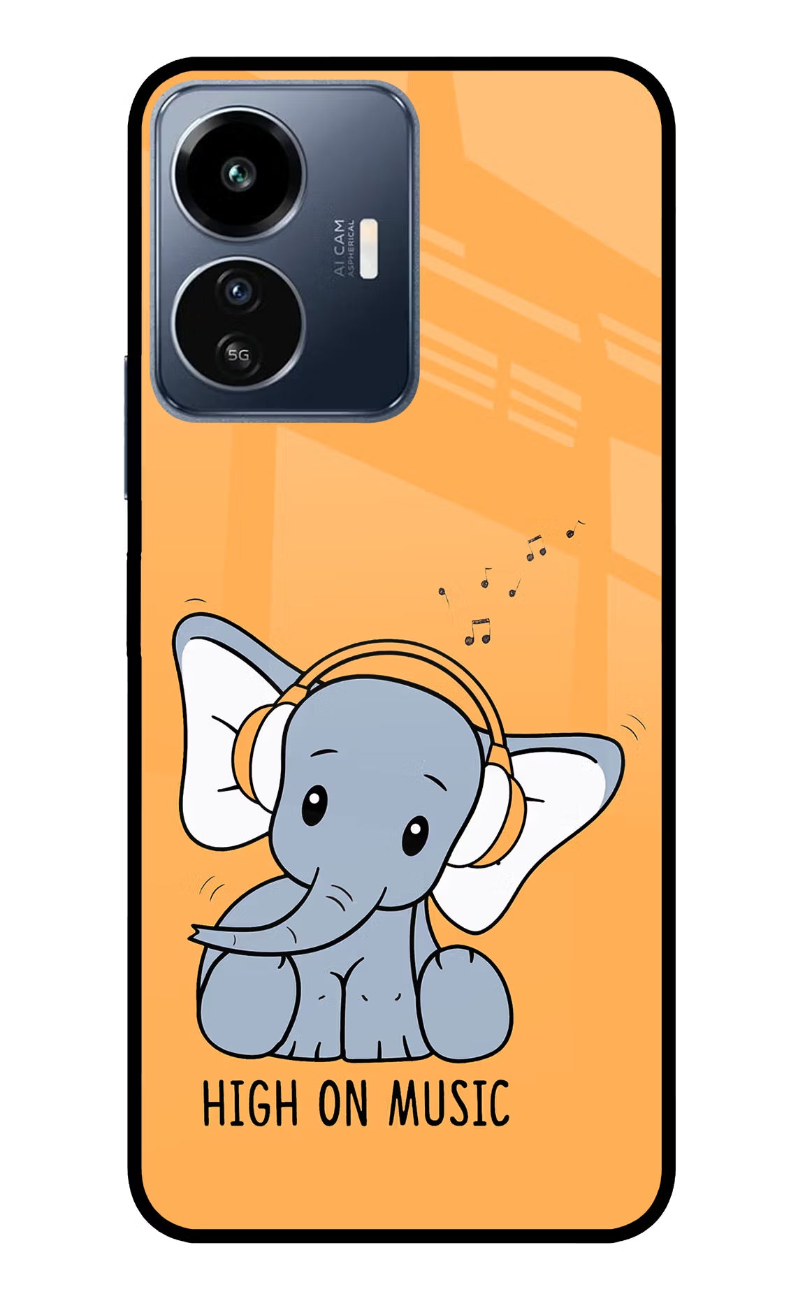 High On Music IQOO Z6 Lite 5G Glass Case
