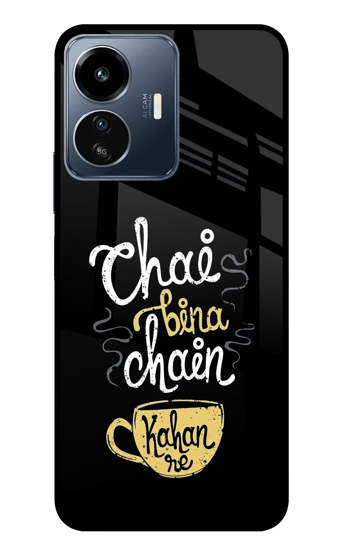 Chai Bina Chain Kaha Re IQOO Z6 Lite 5G Glass Case