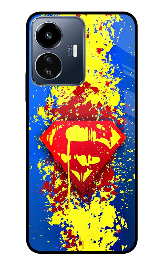 Superman logo IQOO Z6 Lite 5G Glass Case