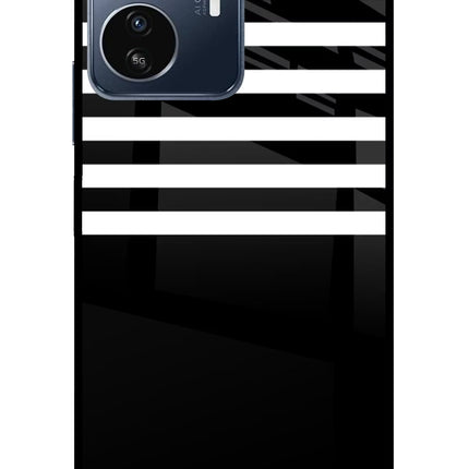 Black and White Print IQOO Z6 Lite 5G Glass Case