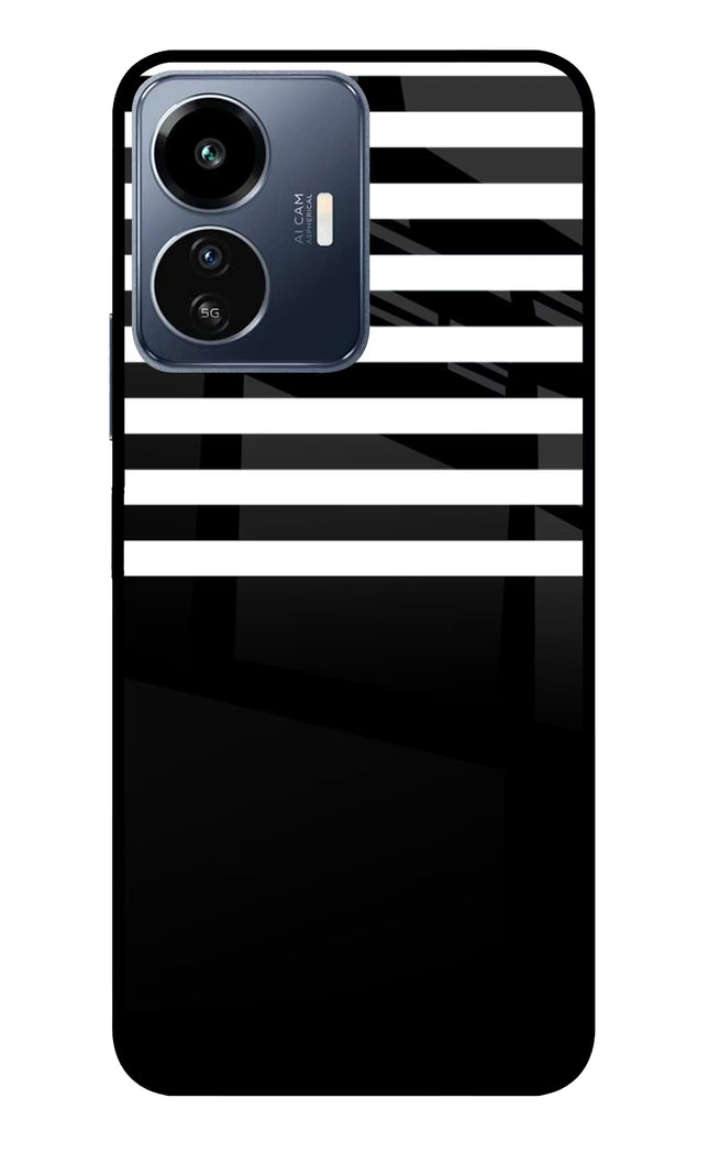 Black and White Print IQOO Z6 Lite 5G Glass Case