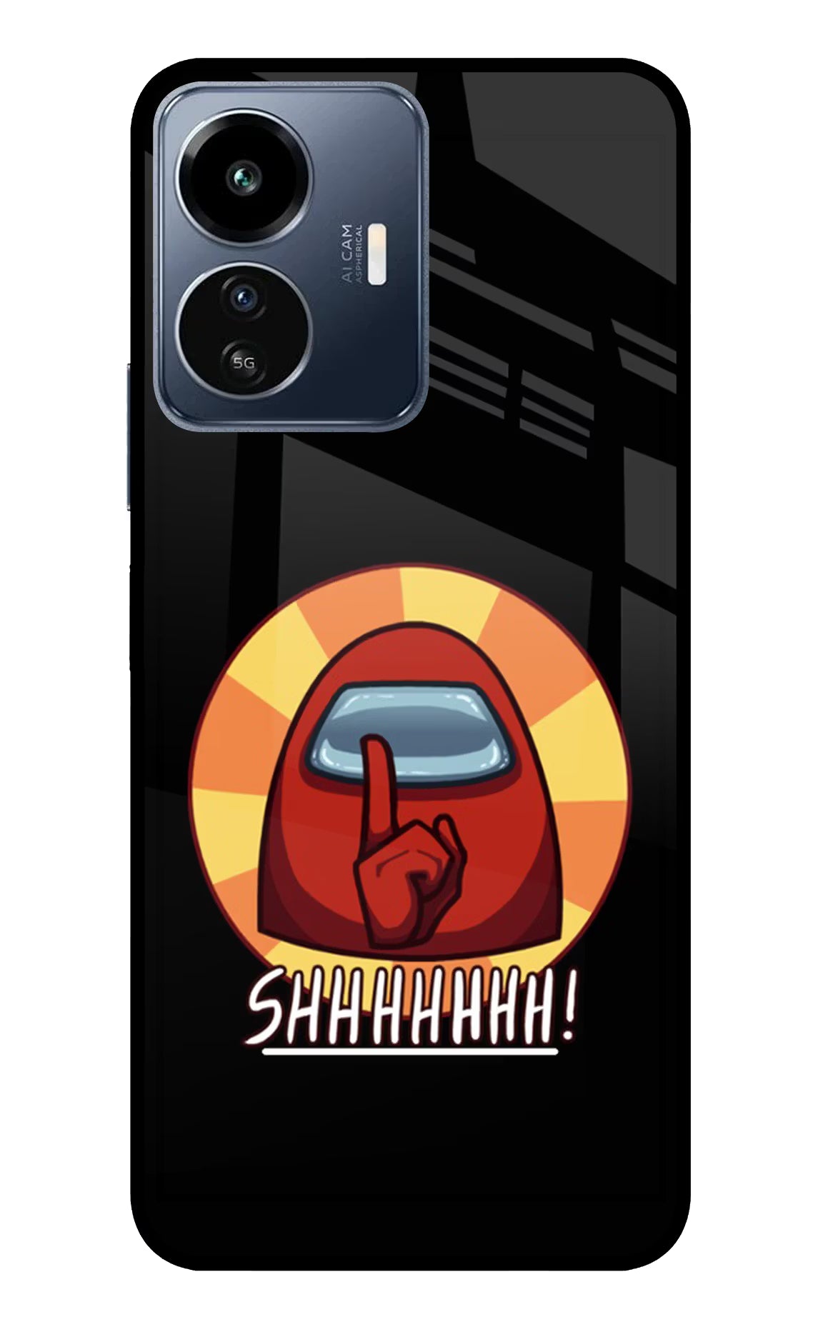Among Us Shhh! IQOO Z6 Lite 5G Glass Case