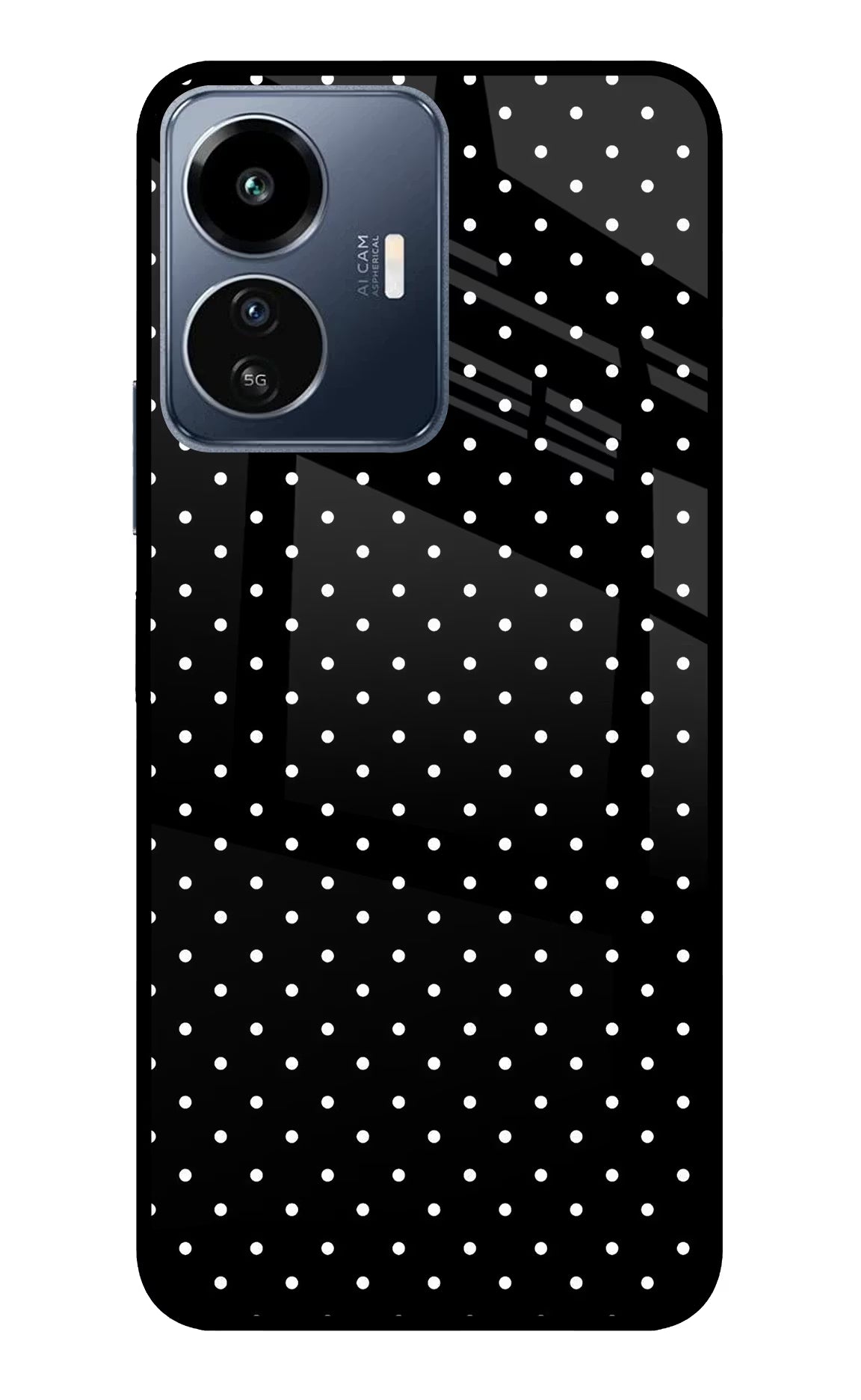 White Dots IQOO Z6 Lite 5G Glass Case