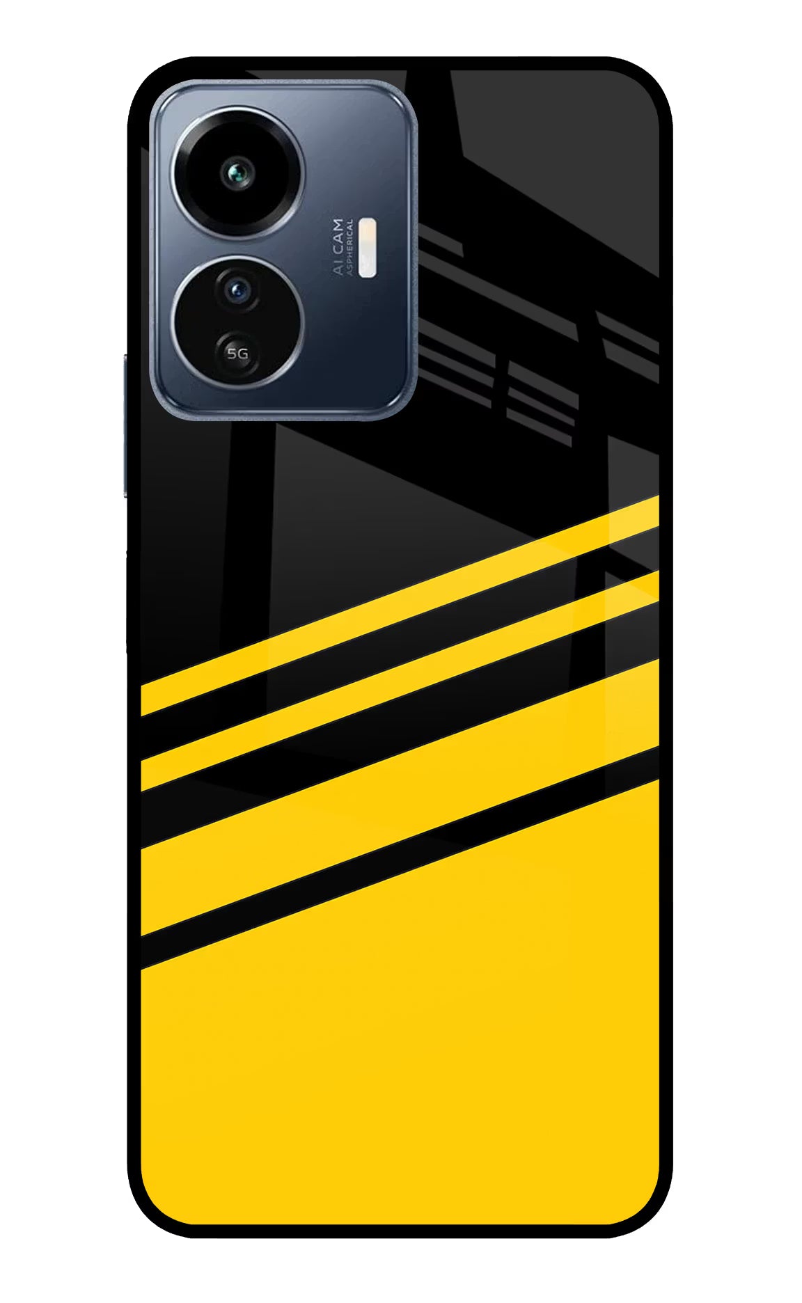 Yellow Shades IQOO Z6 Lite 5G Glass Case
