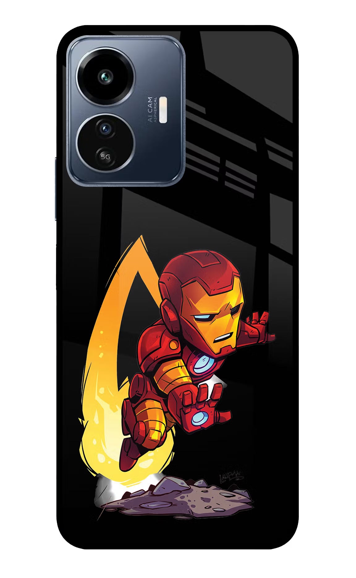 IronMan IQOO Z6 Lite 5G Glass Case