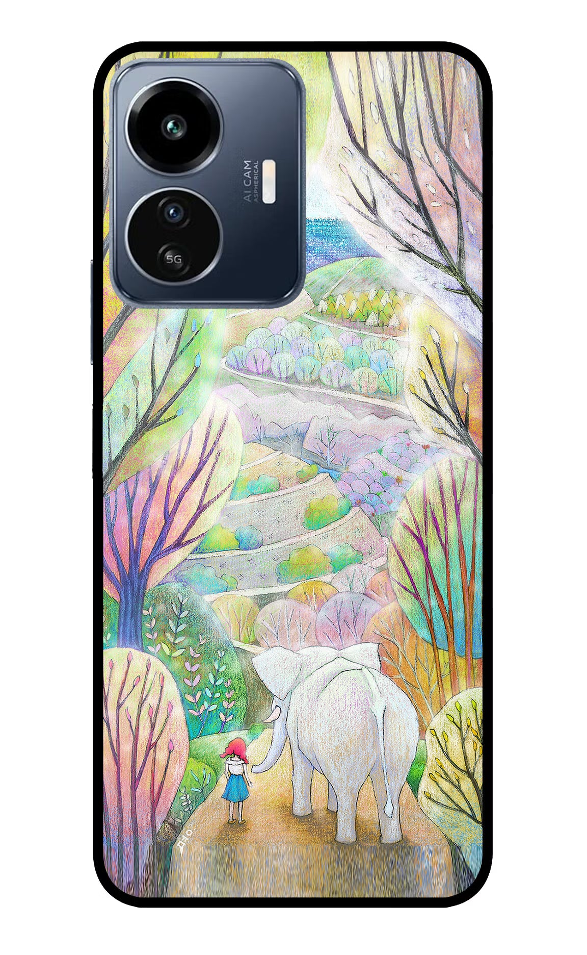 Nature Painting IQOO Z6 Lite 5G Glass Case