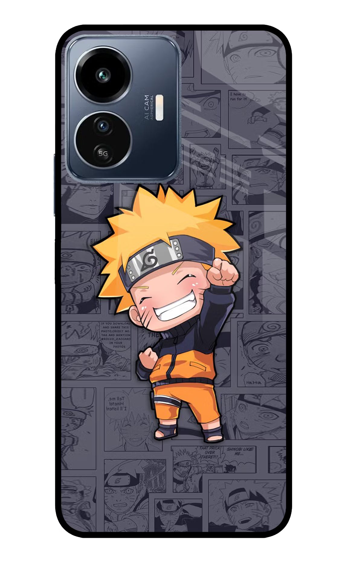 Chota Naruto IQOO Z6 Lite 5G Glass Case