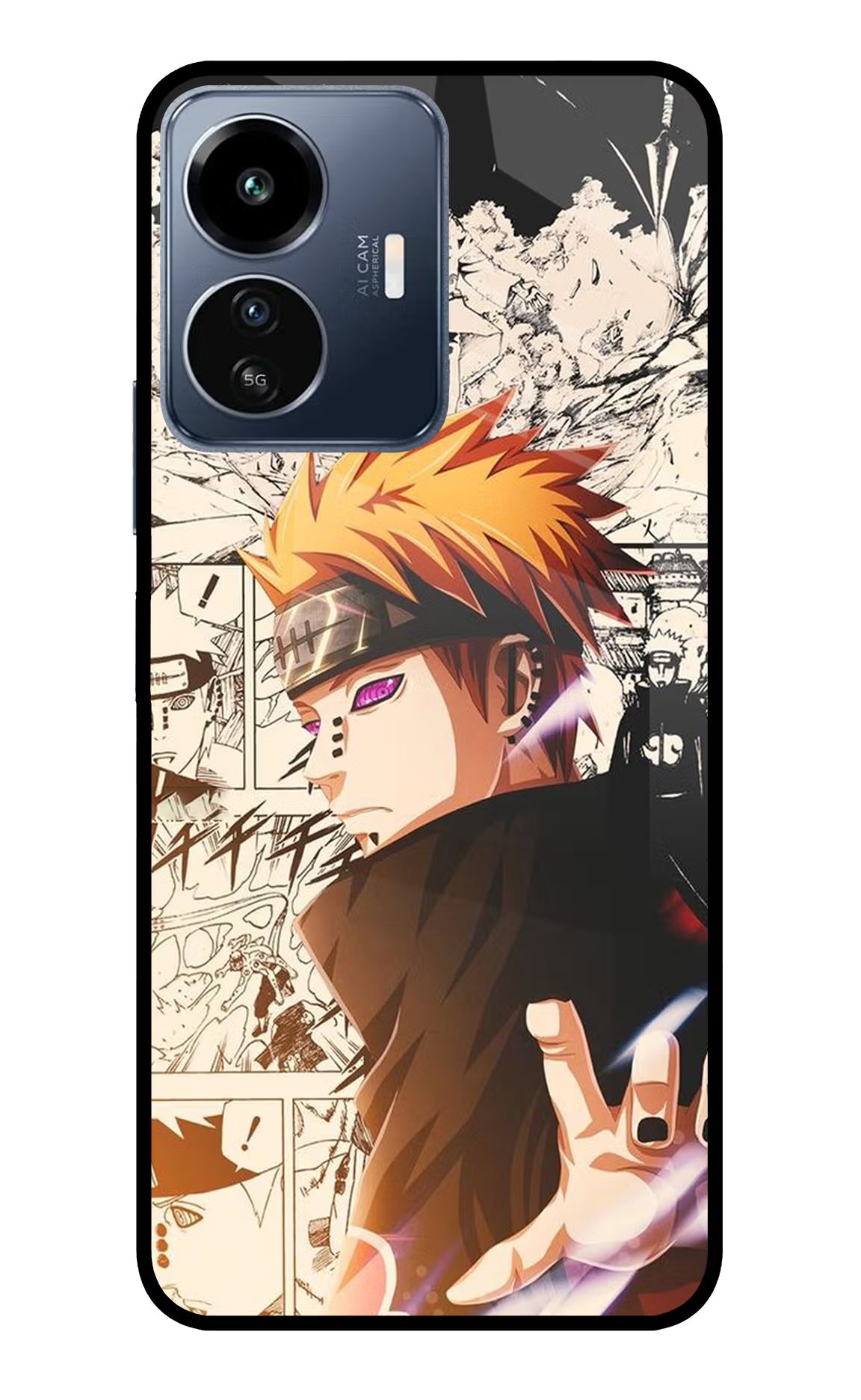 Pain Anime IQOO Z6 Lite 5G Glass Case