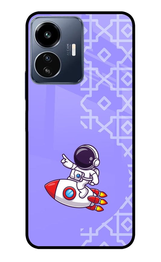 Cute Astronaut IQOO Z6 Lite 5G Glass Case