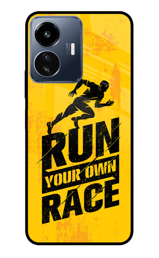 Run Your Own Race IQOO Z6 Lite 5G Glass Case