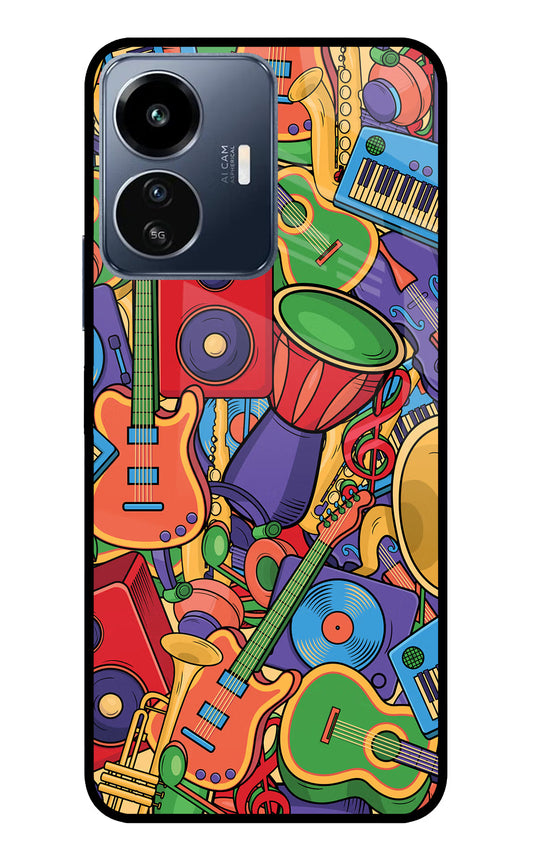 Music Instrument Doodle IQOO Z6 Lite 5G Glass Case