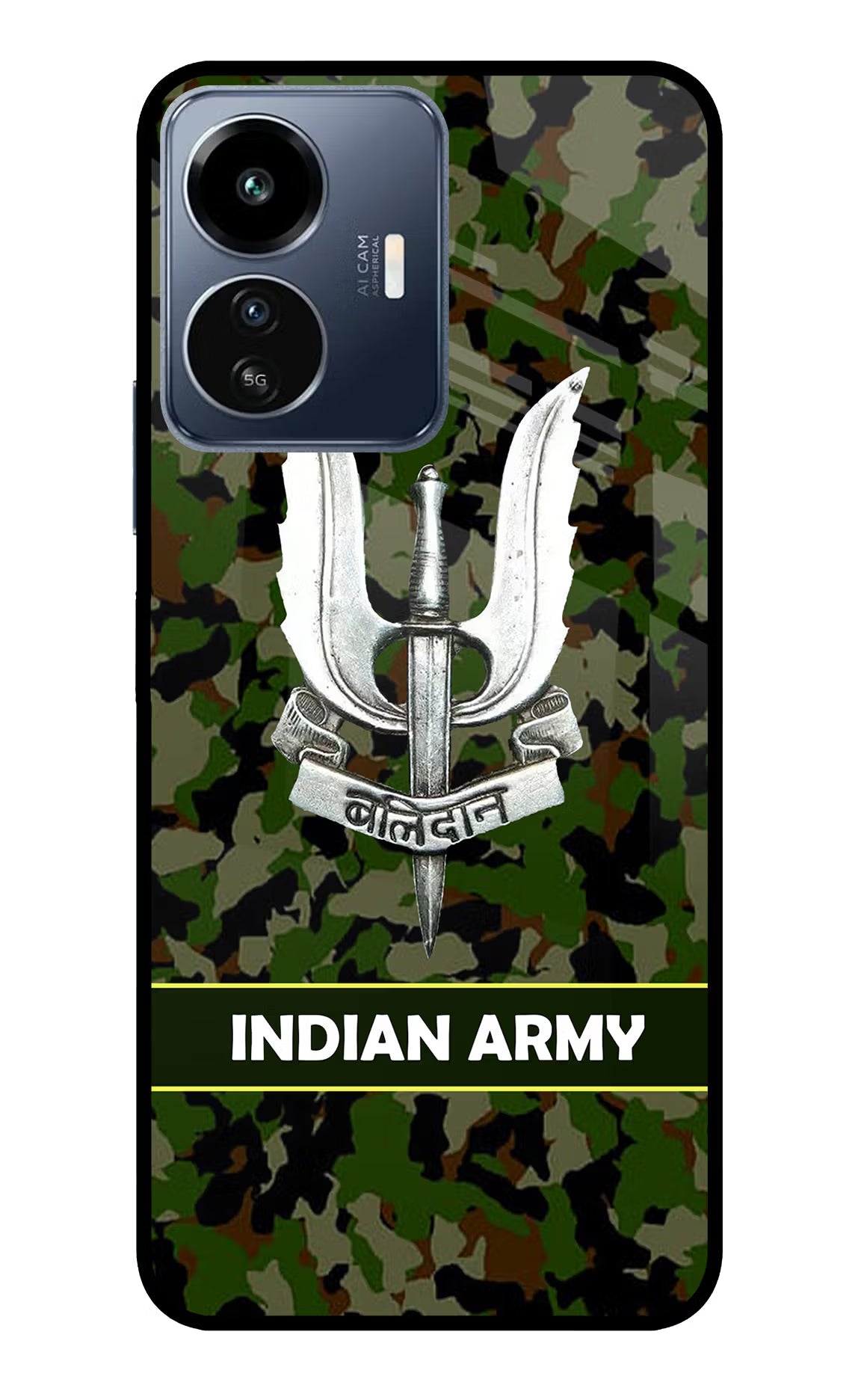 Balidan Indian Logo IQOO Z6 Lite 5G Glass Case