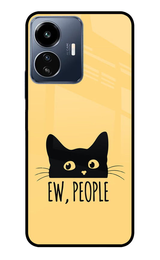 Ew People Catitude IQOO Z6 Lite 5G Glass Case