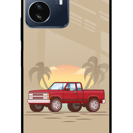 Desert Classic Drive IQOO Z6 Lite 5G Glass Case