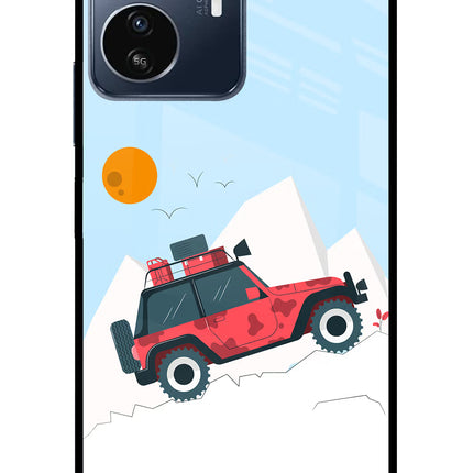 Mountain Trail Beast IQOO Z6 Lite 5G Glass Case