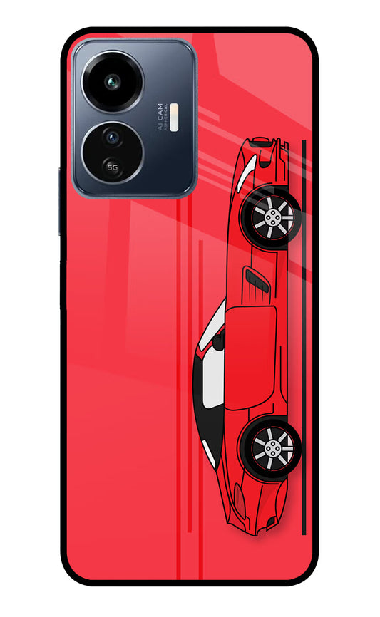 Red Velocity IQOO Z6 Lite 5G Glass Case