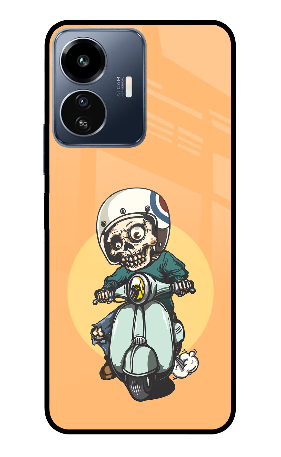 Undead Biker IQOO Z6 Lite 5G Glass Case
