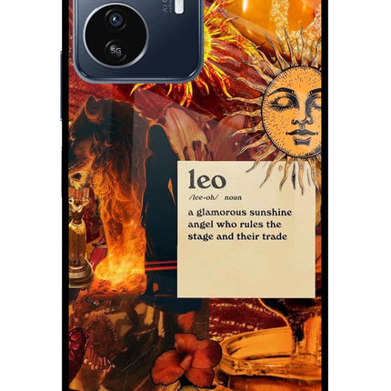 Leo Zodiac IQOO Z6 Lite 5G Glass Case
