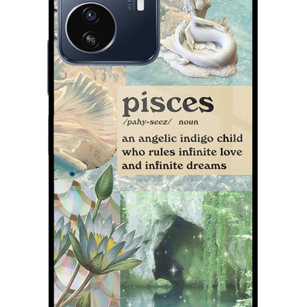 Pisces Zodiac IQOO Z6 Lite 5G Glass Case