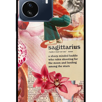 Sagittarius Zodiac IQOO Z6 Lite 5G Glass Case