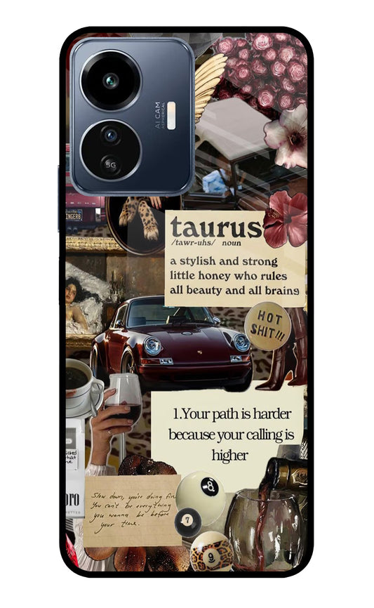 Taurus Zodiac IQOO Z6 Lite 5G Glass Case