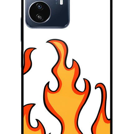 Fired Up – White IQOO Z6 Lite 5G Glass Case