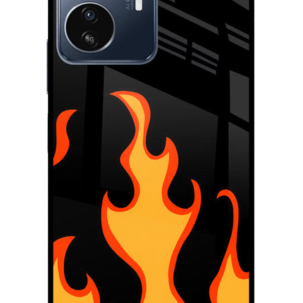 Fired Up – Black IQOO Z6 Lite 5G Glass Case