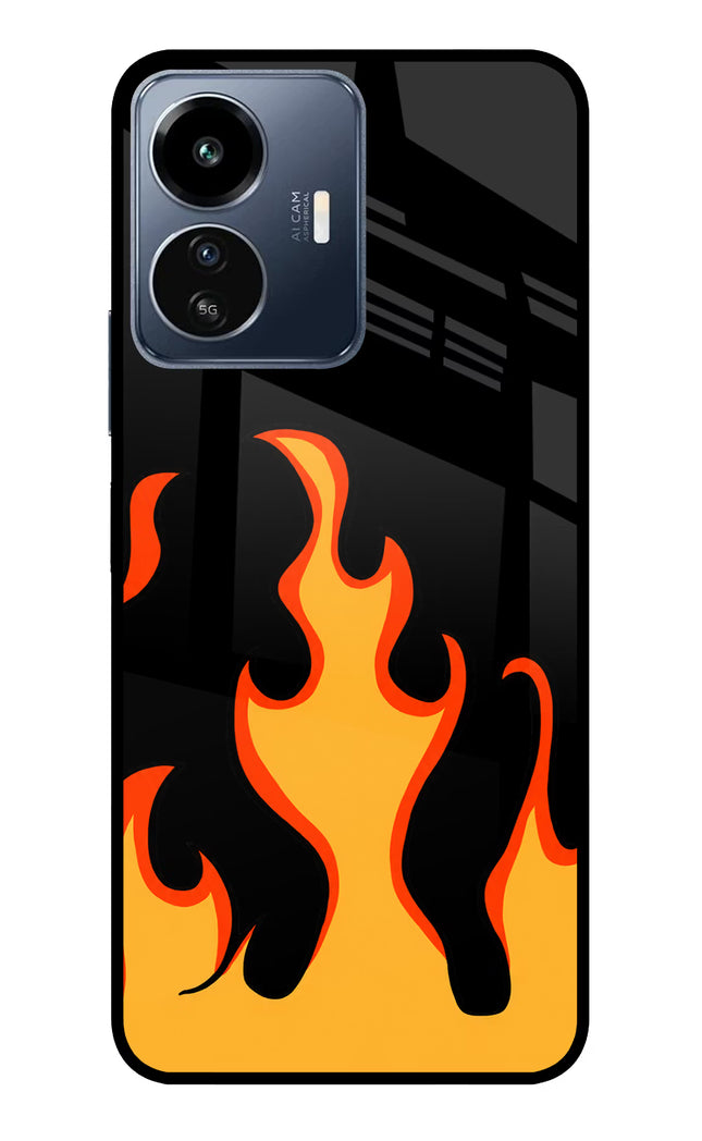 Fired Up – Black IQOO Z6 Lite 5G Glass Case