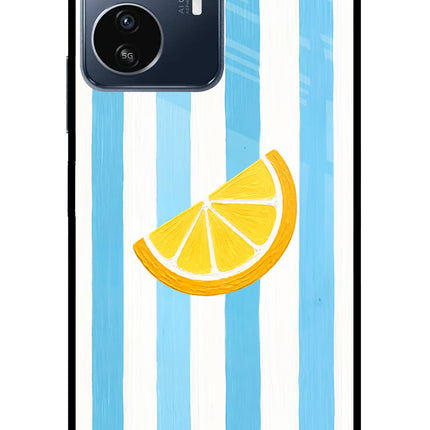 Summer Lemon IQOO Z6 Lite 5G Glass Case
