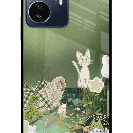 Aesthetic anime IQOO Z6 Lite 5G Glass Case