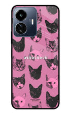 Pink Cats IQOO Z6 Lite 5G Glass Case