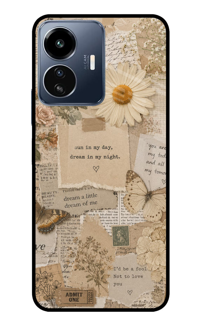 Vintage case IQOO Z6 Lite 5G Glass Case