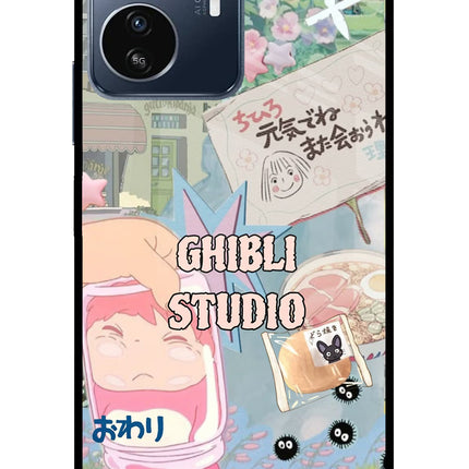 Studio Ghibli IQOO Z6 Lite 5G Glass Case