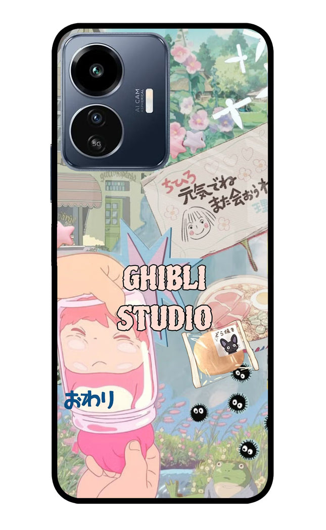 Studio Ghibli IQOO Z6 Lite 5G Glass Case